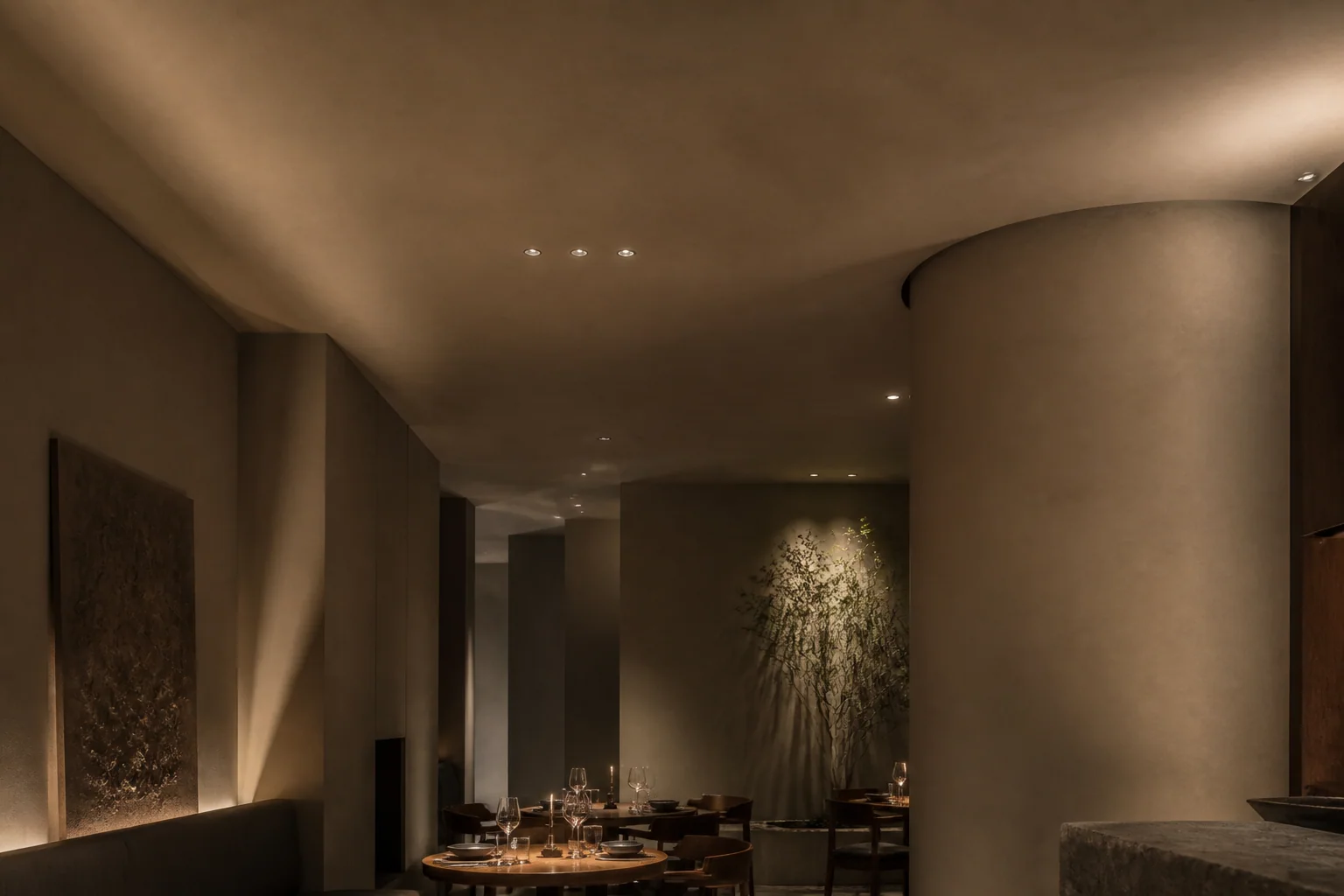 Ceilings inspiration: mineral texture and architectural detail, view 7