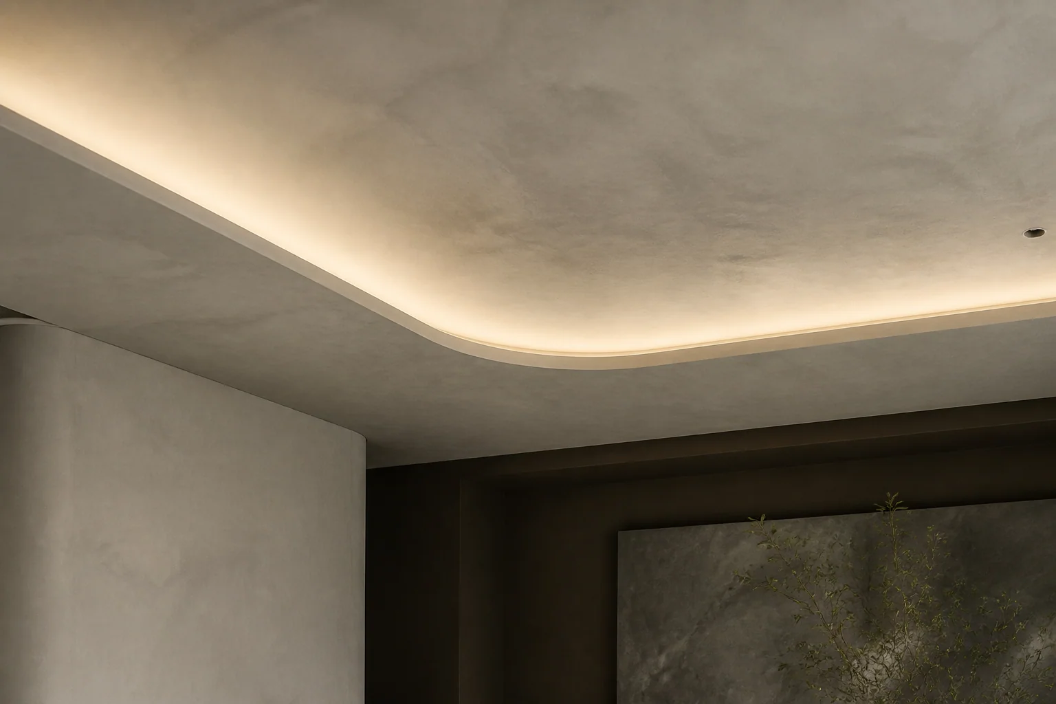 Ceilings inspiration: mineral texture and architectural detail, view 2