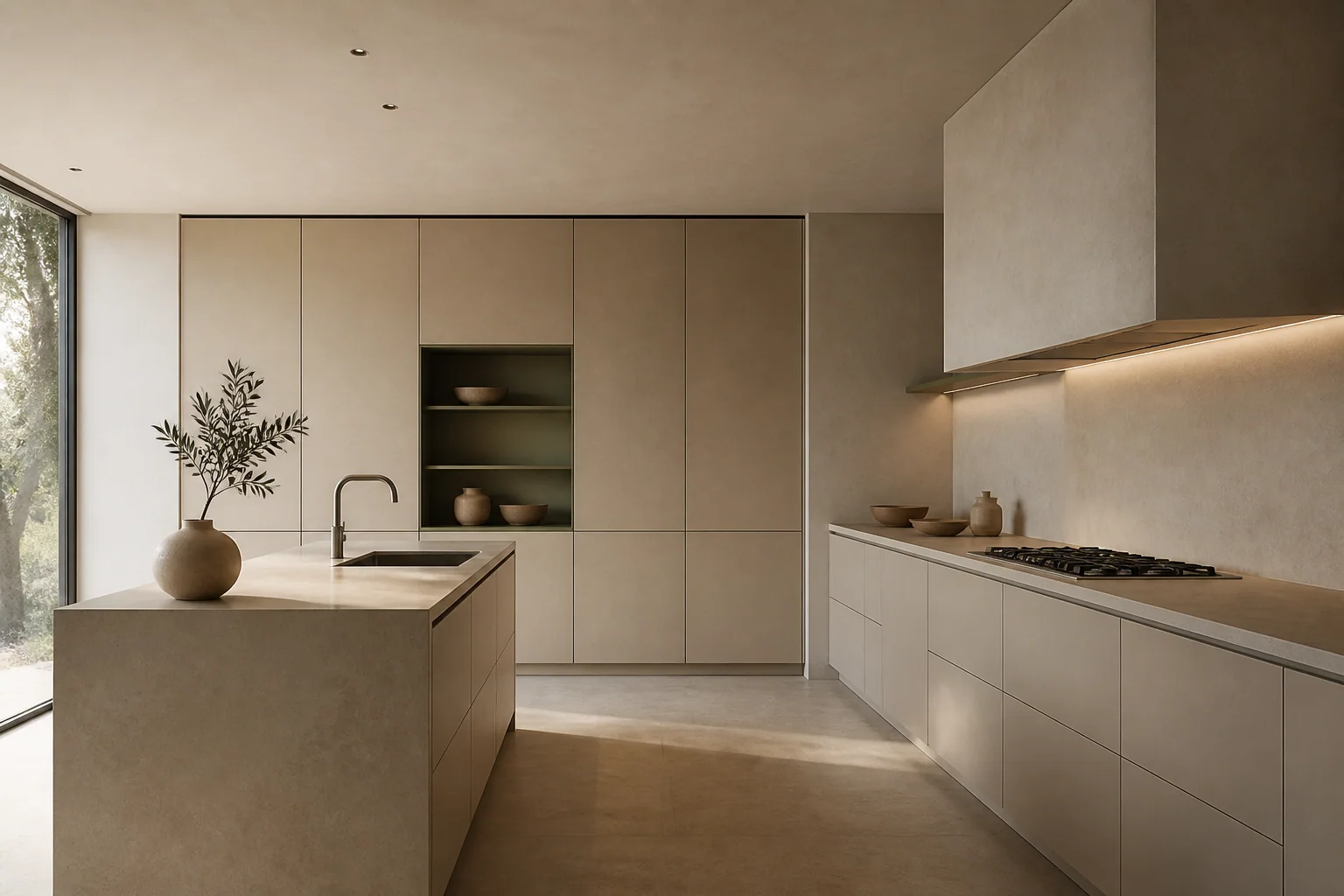 Kitchens inspiration: mineral texture and architectural detail, view 5