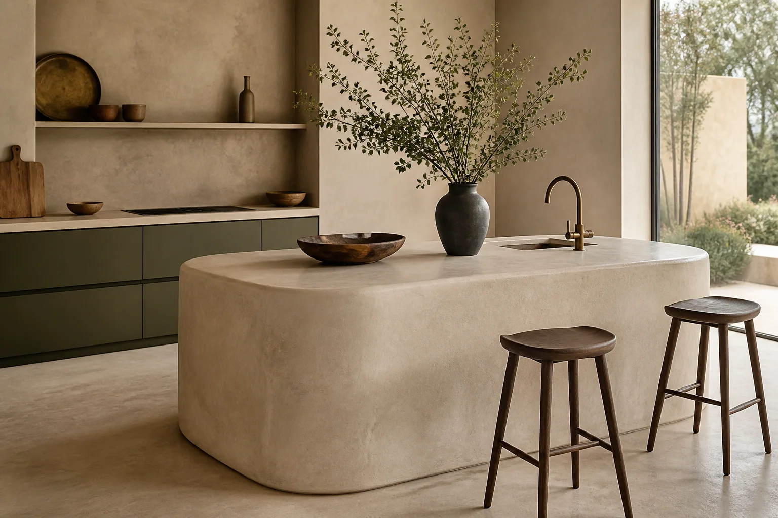 Kitchens inspiration: mineral texture and architectural detail, view 6