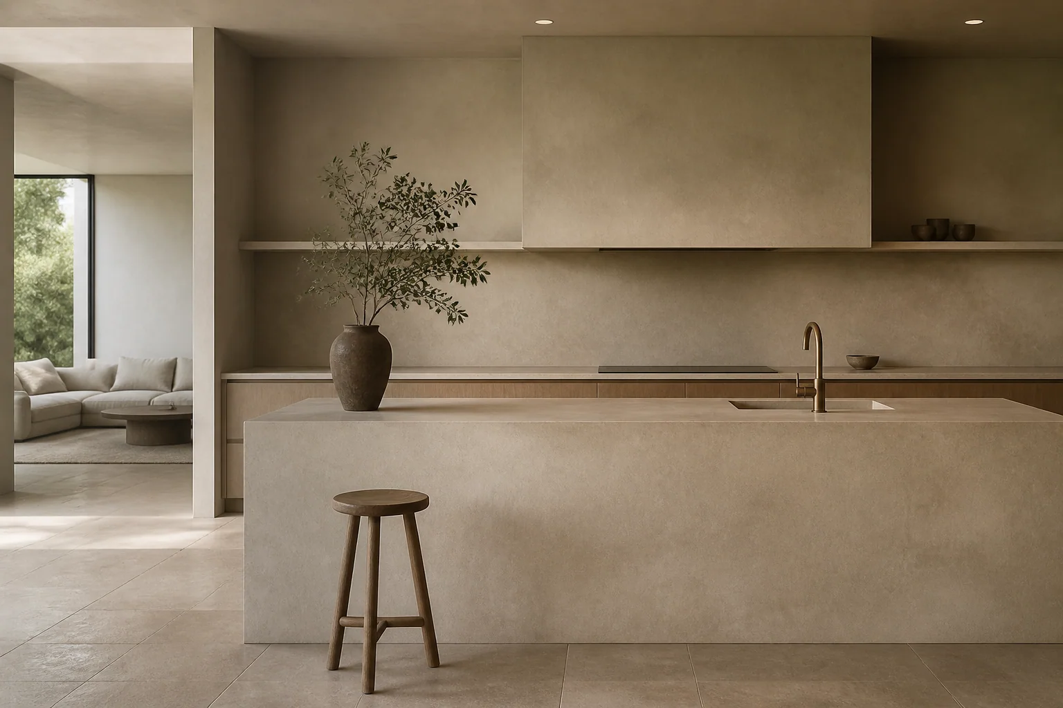Kitchens inspiration: mineral texture and architectural detail, view 7
