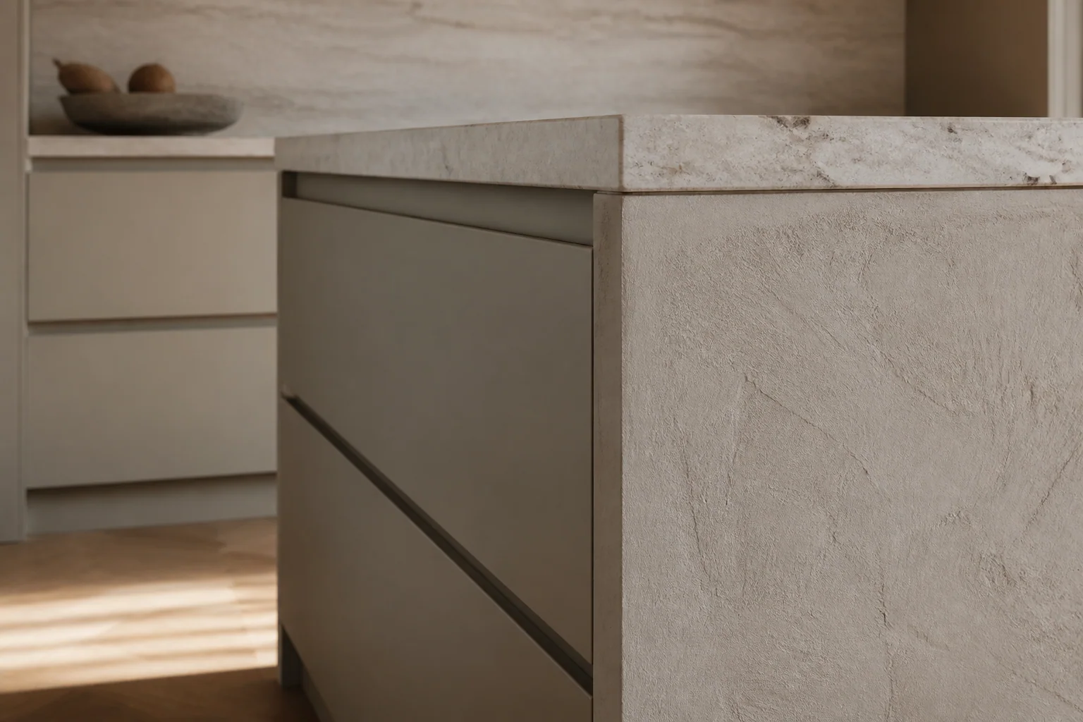 Kitchens inspiration: mineral texture and architectural detail, view 2