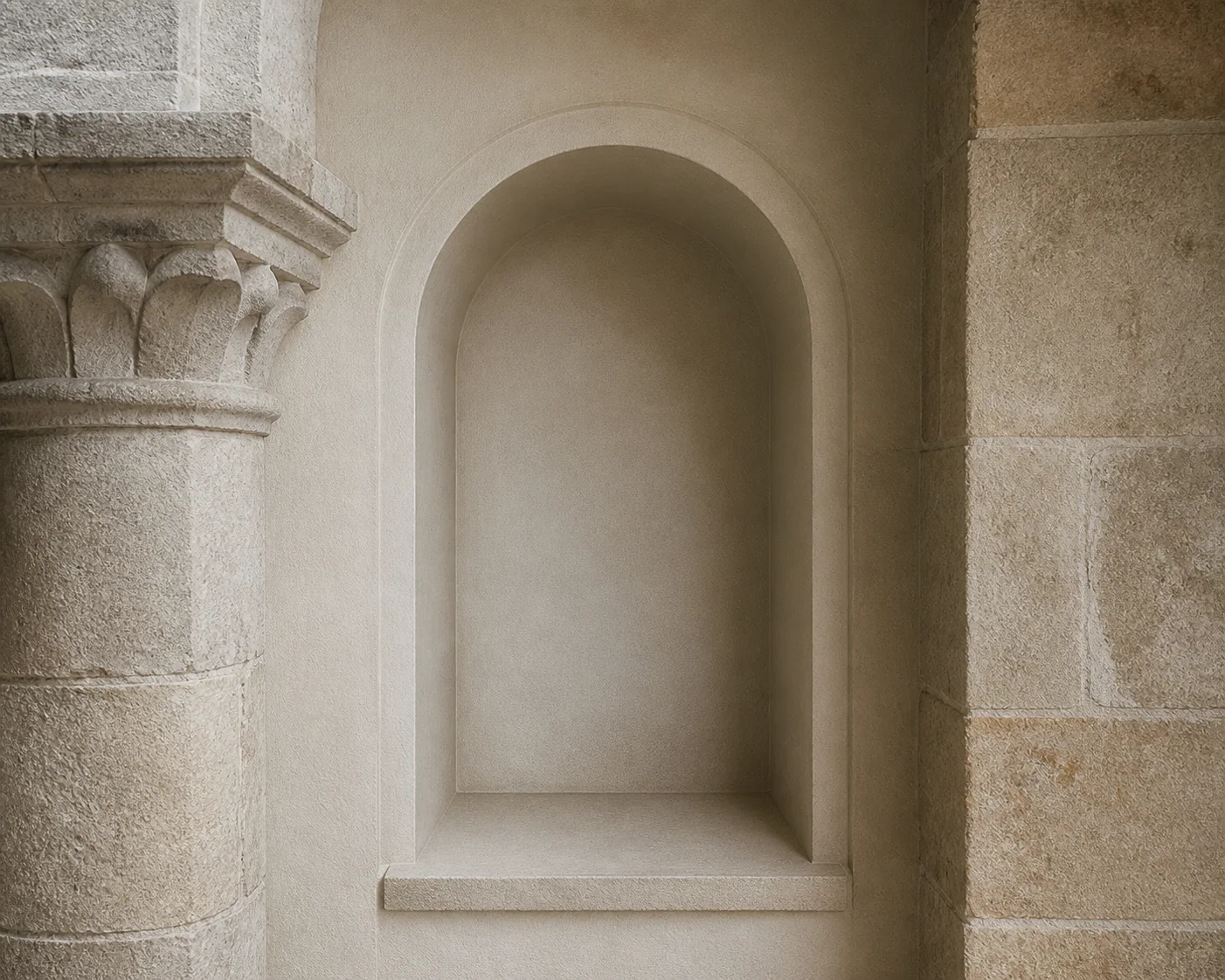 Restoration inspiration: mineral texture and architectural detail, view 5