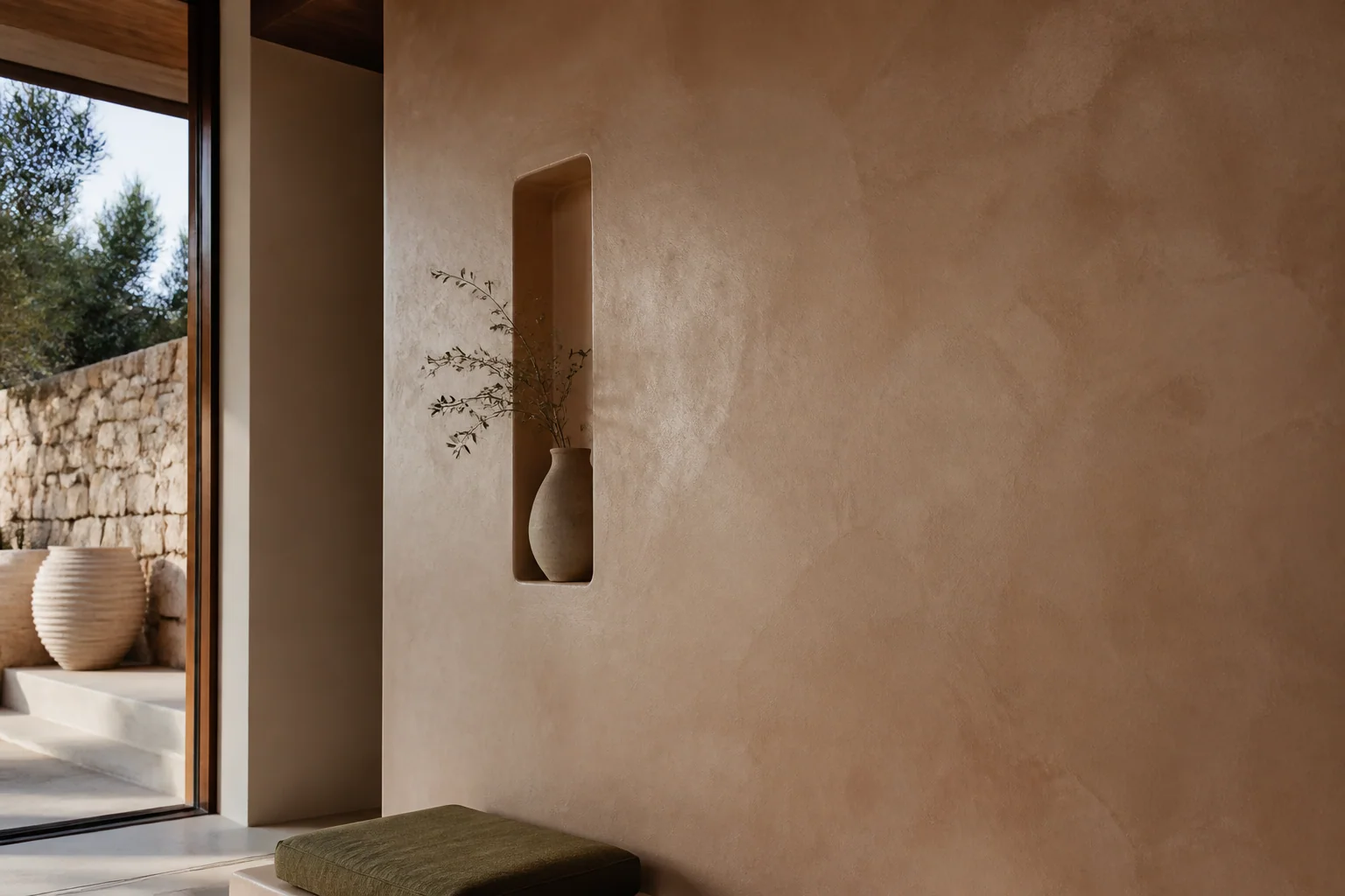 Walls inspiration: mineral texture and architectural detail, view 3