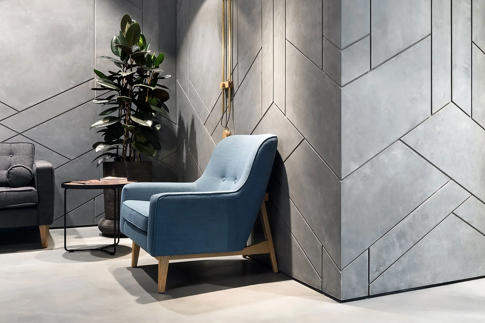 Walls inspiration: mineral texture and architectural detail, view 9
